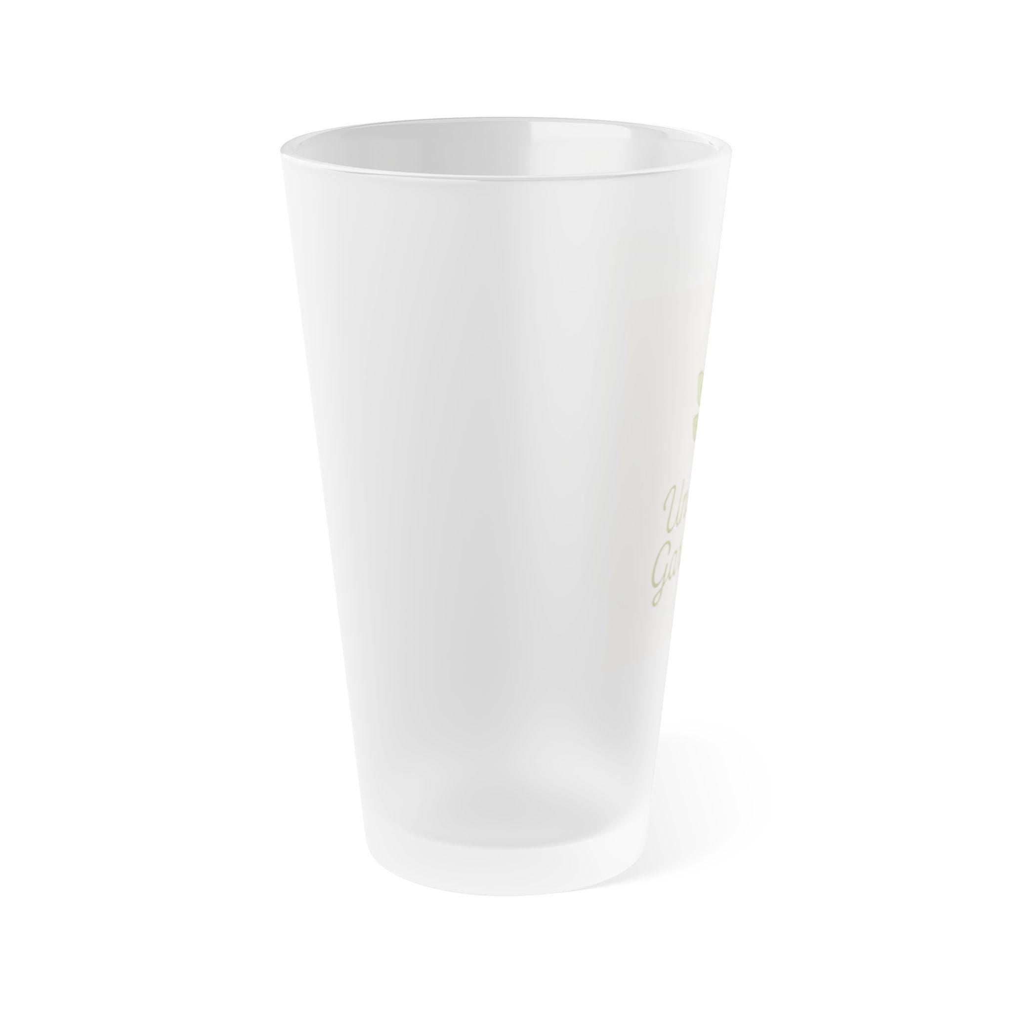 Frosted Pint Glass, 16oz